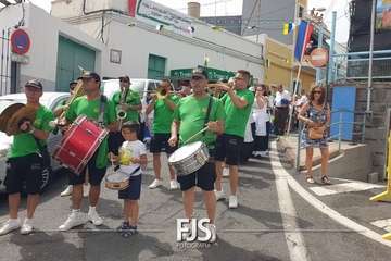  La chiquillería se purifica contra la pandemia en Lomo Magullo/Francisco Javier Santana.